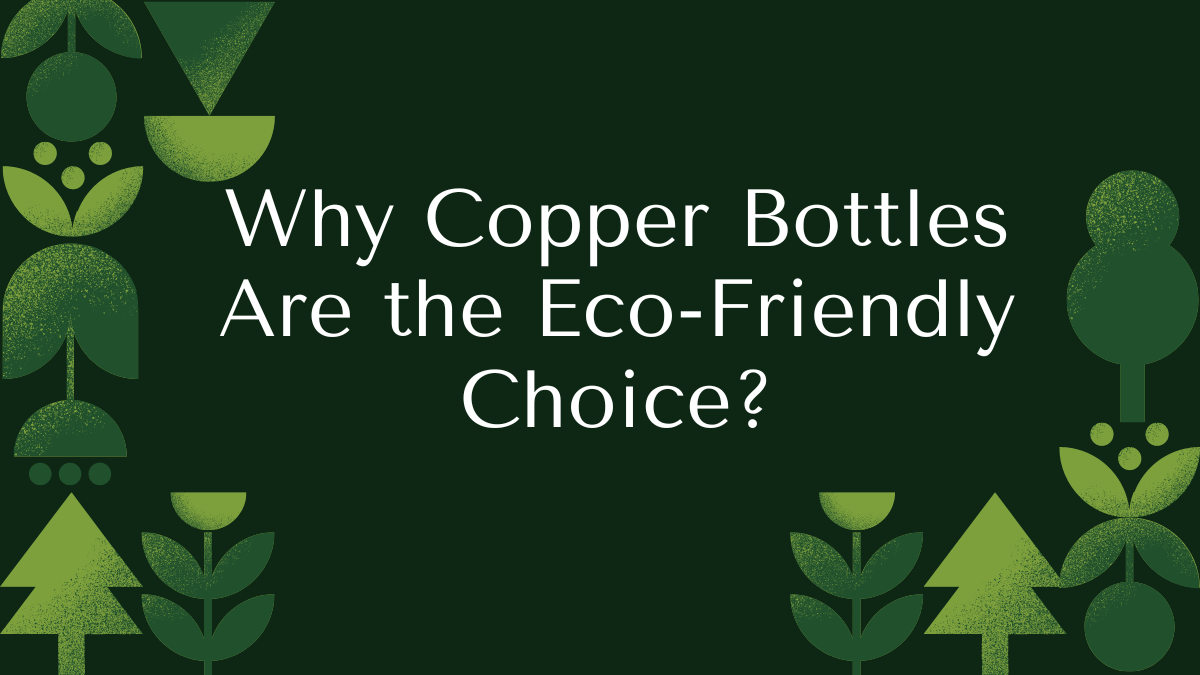 Ditch the Disposable Drip: Copper Bottles Are the Eco-Flex You Need (Because Adulting Shouldn't Cost the Earth)