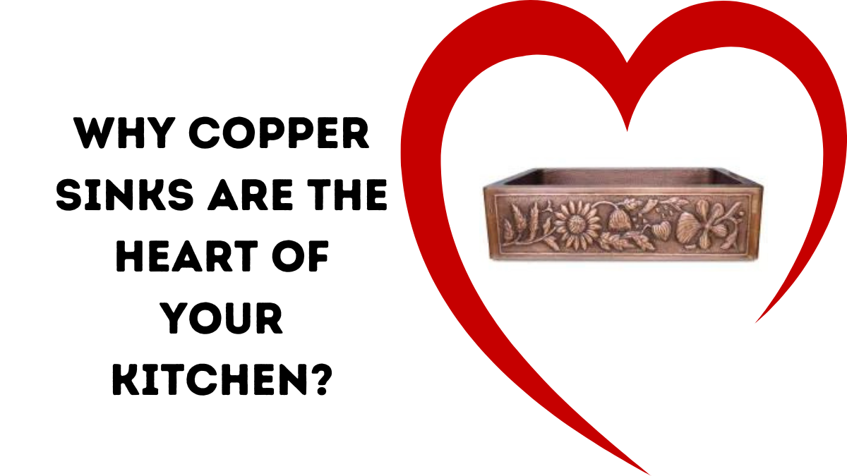 Discover the splendor of copper sinks