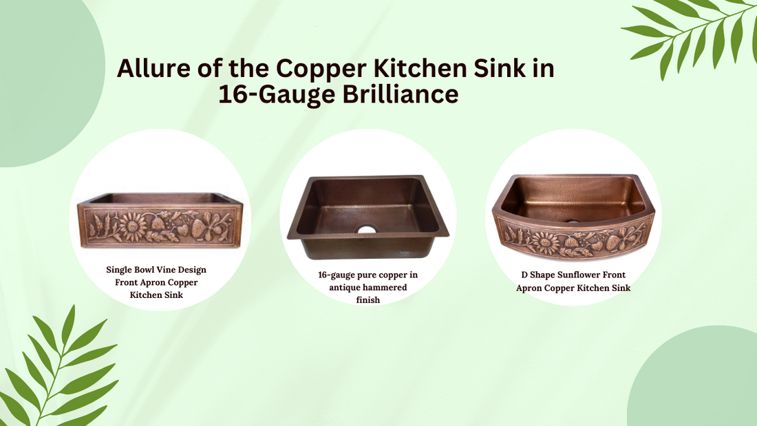 The Enduring Allure of the Copper Kitchen Sink in 16-Gauge Brilliance