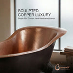 Load image into Gallery viewer, Clawfoot Copper Tub Chinese Style - The Bridgerton Bath
