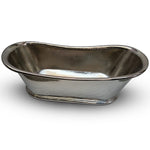 Load image into Gallery viewer, Copper Bathtub Nickel Inside Nickel Outside Hammered 70 x 29 x 27
