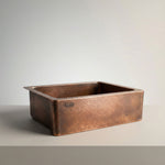 Load image into Gallery viewer, Copper Sink Hammered Front Apron 24.50 x 18.50 x 7 inch
