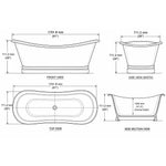 Load image into Gallery viewer, Flat Rim Freestanding Copper Bathtub Smooth Plain Medium Antique Finish Interior &amp; Exterior

