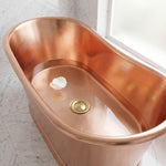 Load image into Gallery viewer, Brass Polished Brass Popup Waste for Bathtubs
