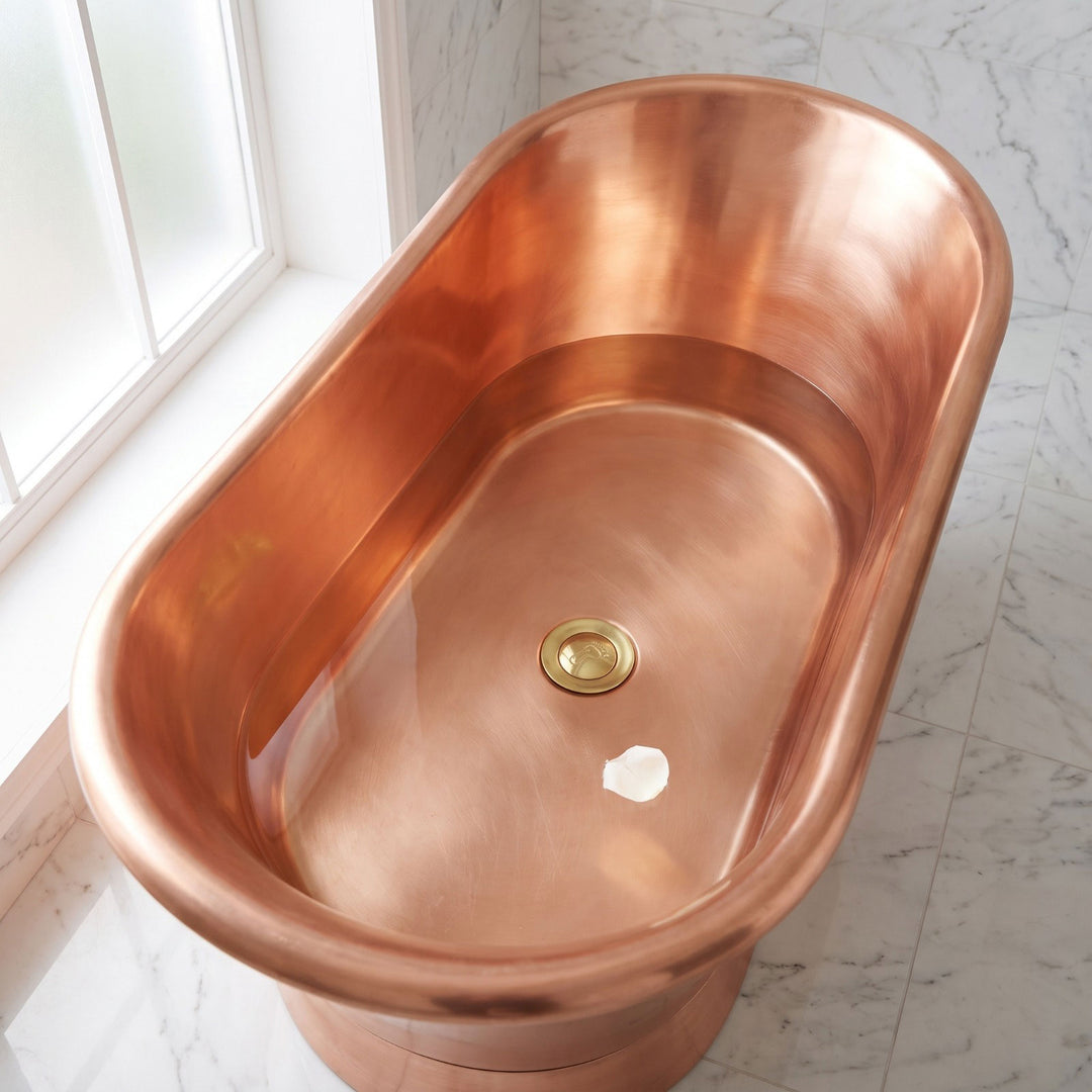 Brass Polished Brass Popup Waste for Bathtubs