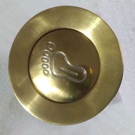 Brass Polished Brass Popup Waste for Bathtubs