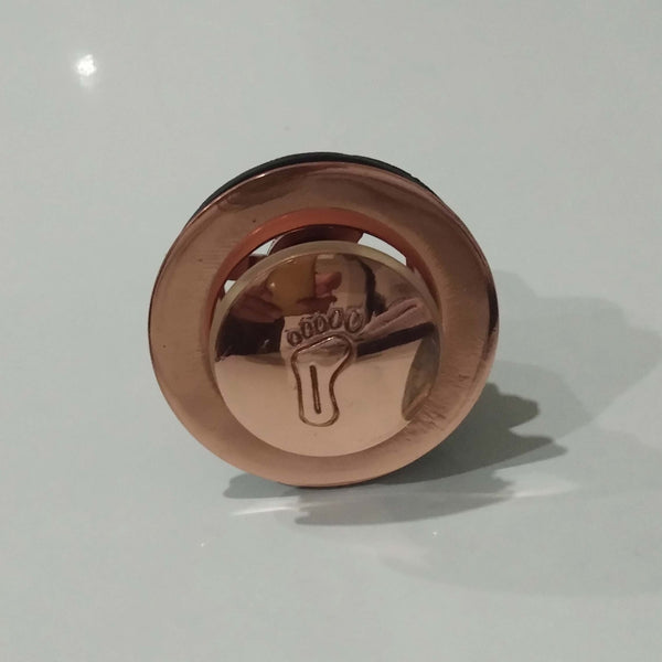 Copper Finish Brass Popup Waste for Bathtubs