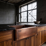 Load image into Gallery viewer, Copper Sink Hammered Front Apron
