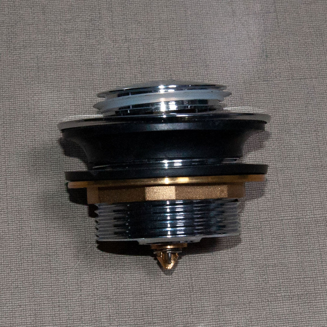Nickel Finish Brass Popup Waste for Bathtubs