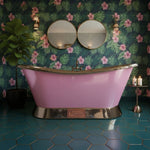 Load image into Gallery viewer, Slanting Base Copper Bathtub Nickel Inside &amp; on Base RAL 4003 Exterior
