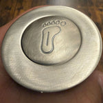 Load image into Gallery viewer, Tin Finish Brass Popup Waste for Bathtubs

