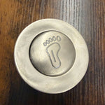 Load image into Gallery viewer, Tin Finish Brass Popup Waste for Bathtubs
