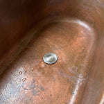 Load image into Gallery viewer, Tin Finish Brass Popup Waste for Bathtubs
