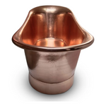 Load image into Gallery viewer, Straight Base Copper Bathtub Hammered Full Copper
