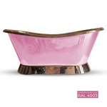 Load image into Gallery viewer, Slanting Base Copper Bathtub Nickel Inside &amp; on Base RAL 4003 Exterior
