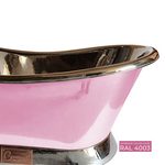 Load image into Gallery viewer, Slanting Base Copper Bathtub Nickel Inside &amp; on Base RAL 4003 Exterior
