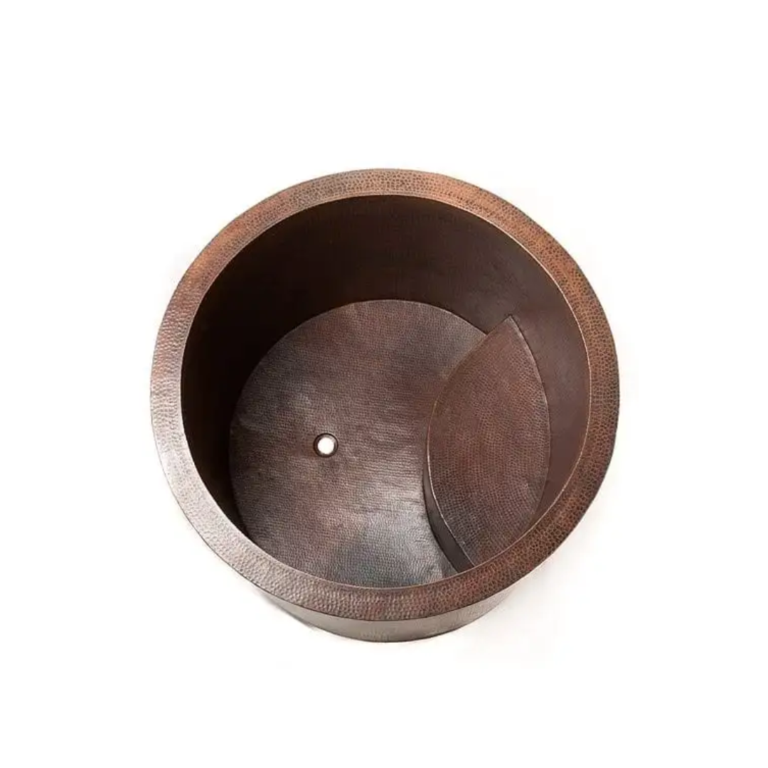 45-inch Hammered Antique Japanese Style Soaking