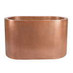 Load image into Gallery viewer, Japanese Soaking Tub Double Wall Hammered Antique Copper Bathtub with Seats
