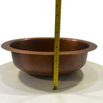Load image into Gallery viewer, Oval Hammered Copper Sink
