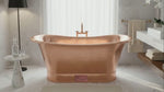 Load and play video in Gallery viewer, Straight Base Copper Bathtub Full Copper
