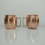 Load image into Gallery viewer, Copper Moscow Mule Mugs Hammered
