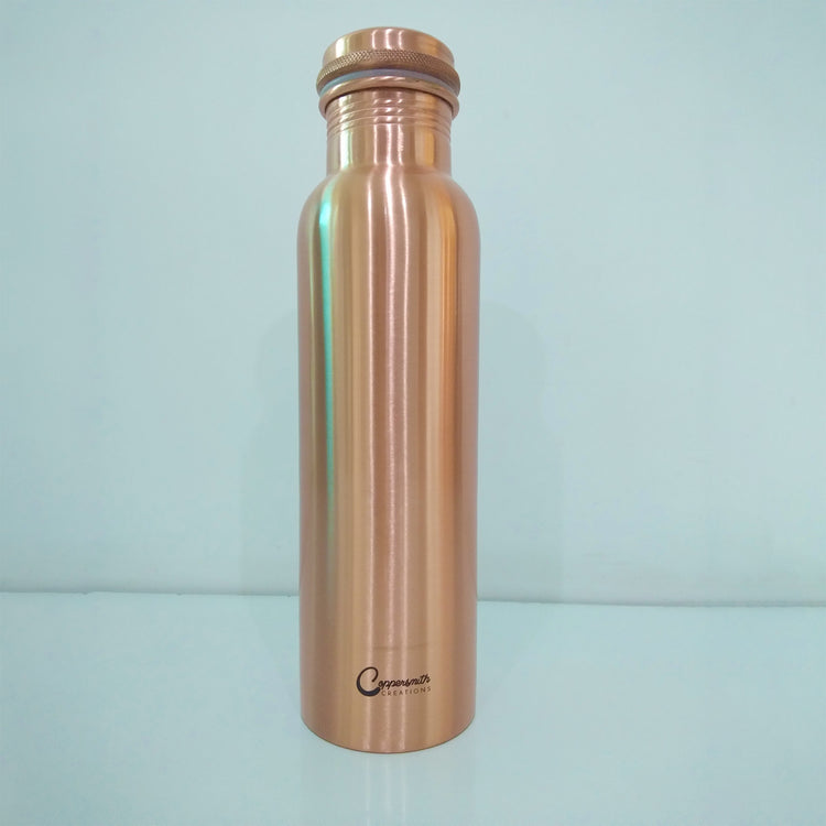 Copper Water Bottle Matt Finish