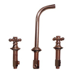 Load image into Gallery viewer, Dixon Copper Finish Wall Mount Faucet - Coppersmith Creations
