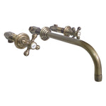 Load image into Gallery viewer, Dixon Brass Finish Wall Mount Faucet - Coppersmith Creations
