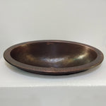 Load image into Gallery viewer, Oval Copper Sink Dark Antique 20 x 15.50 x 6 inch
