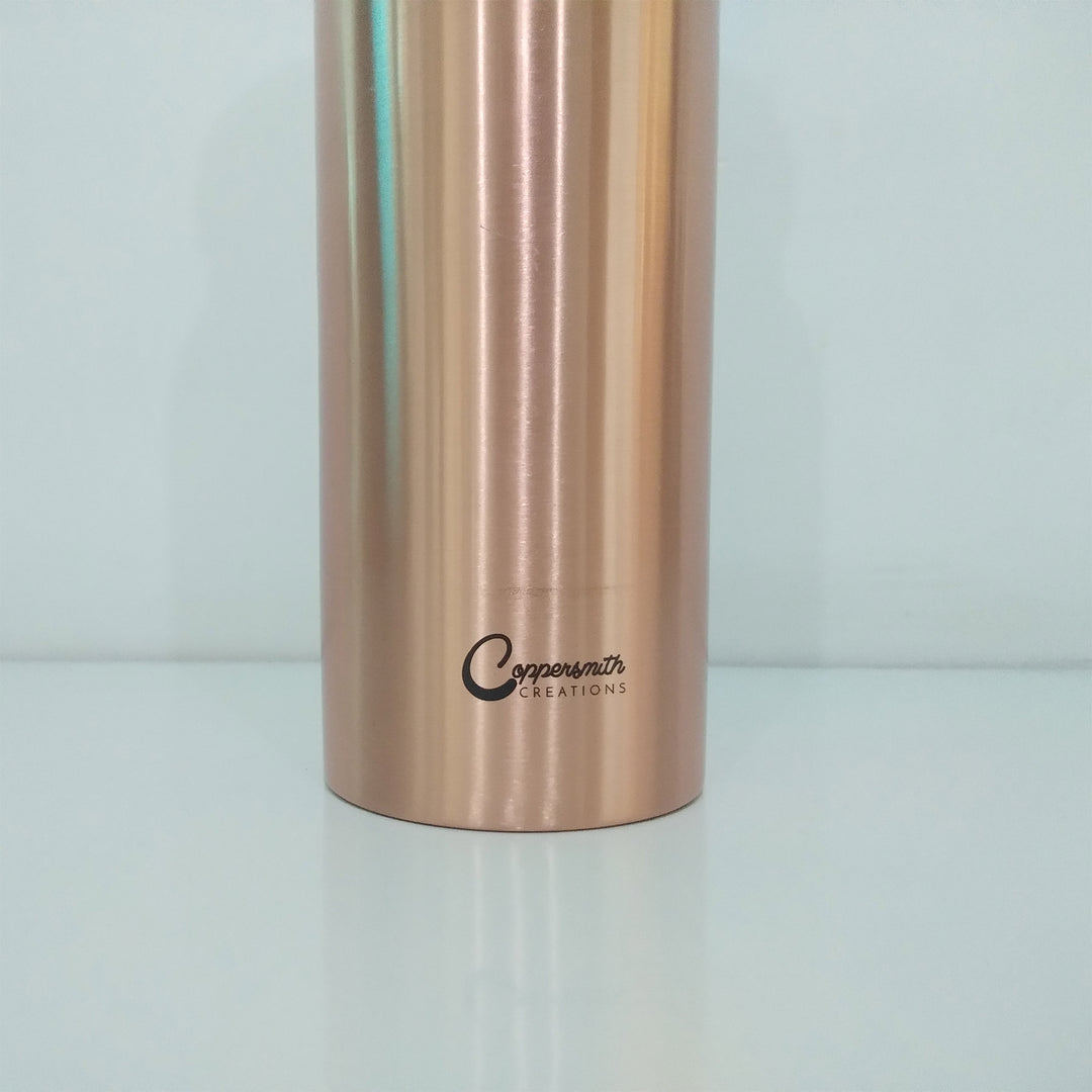Copper Water Bottle Matt Finish