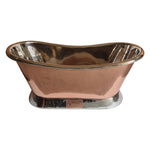 Load image into Gallery viewer, Slanting Base Copper Bathtub Nickel Inside &amp; on Base Copper Outside
