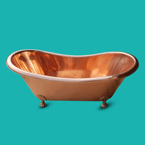 Copper Bathtub Clawfoot Full Copper