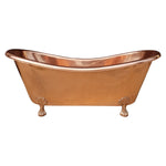 Load image into Gallery viewer, Clawfoot Copper Bathtub &amp; Sink
