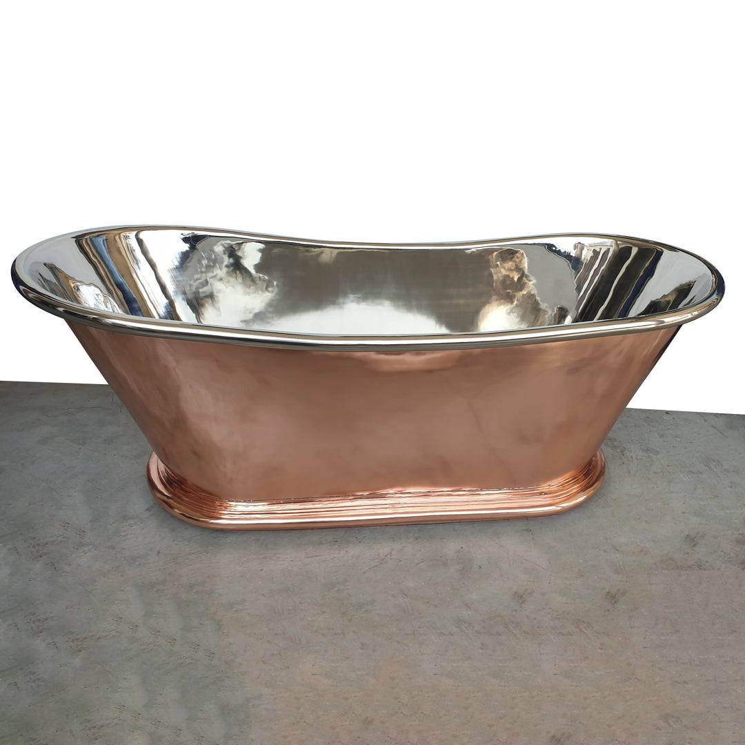 Copper Bathtub Nickel Inside Shining Copper Outside