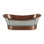 Load image into Gallery viewer, Glass Mosaic Copper Bathtub
