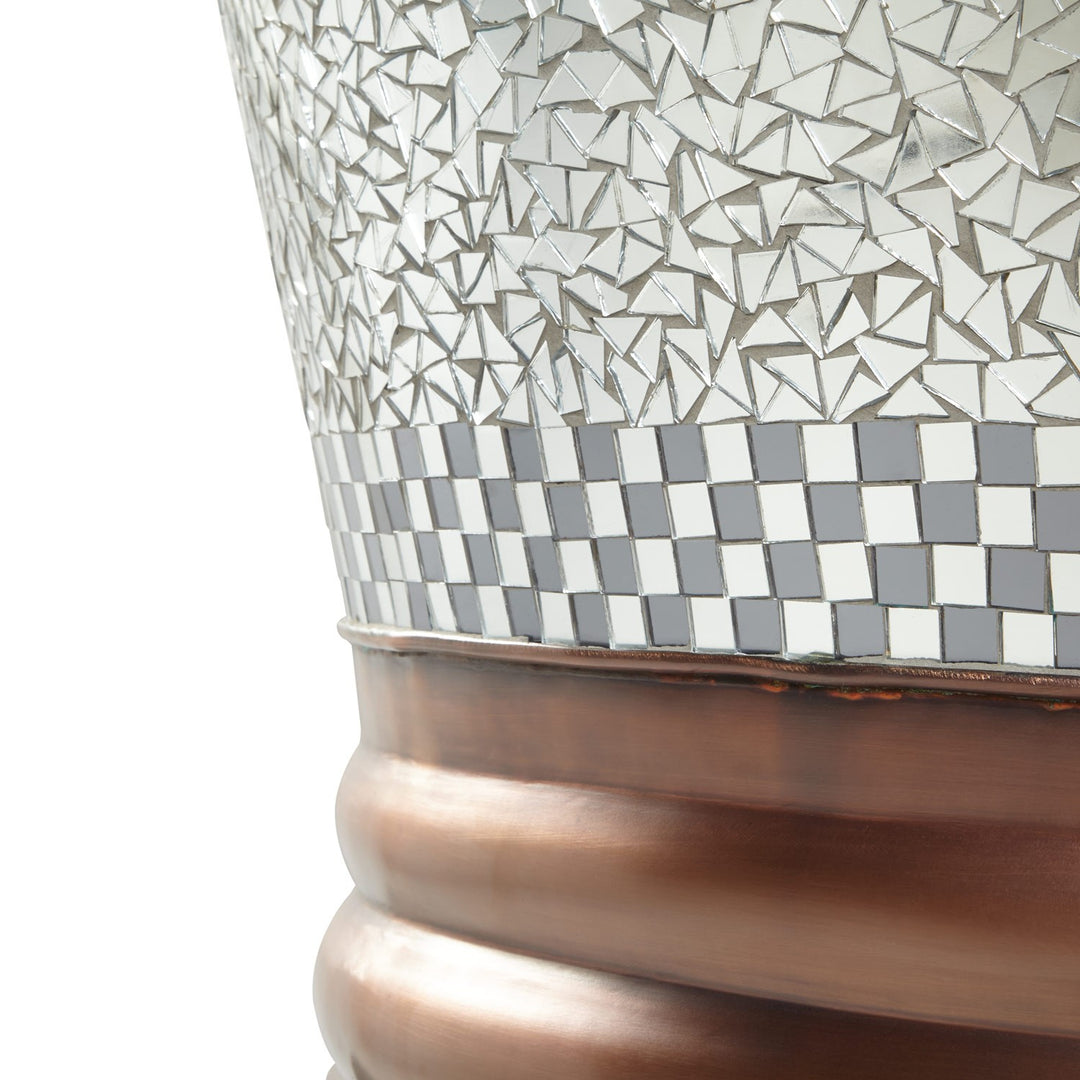 Glass Mosaic Copper Bathtub