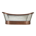 Load image into Gallery viewer, Glass Mosaic Copper Bathtub
