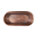 Load image into Gallery viewer, Pedestal Copper Bathtub - Coppersmith Creations
