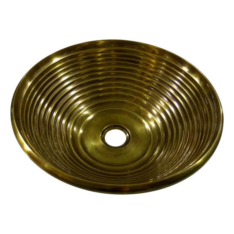 Cast Bronze Sink Round Antique Bronze Finish - Coppersmith Creations
