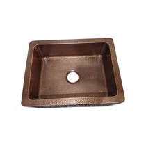 Copper Sink Vine Front Apron 23.50 x 17.50 x 8 inch