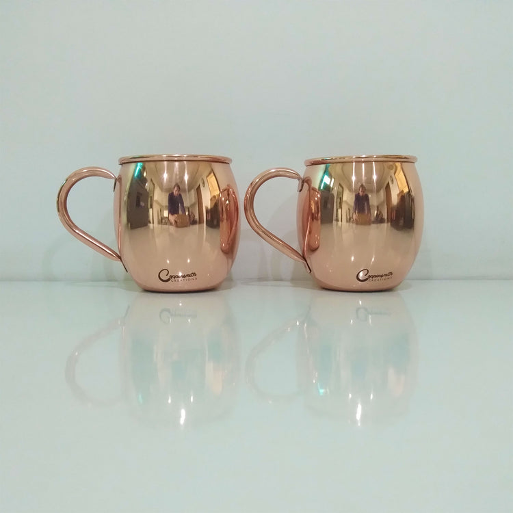 Copper Moscow Mule Mugs Plain