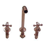 Load image into Gallery viewer, Dixon Copper Finish Wall Mount Faucet - Coppersmith Creations
