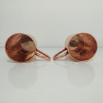 Load image into Gallery viewer, Cylindrical Copper Mugs Hammered
