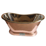 Load image into Gallery viewer, Slanting Base Copper Bathtub Nickel Interior-1500 mm
