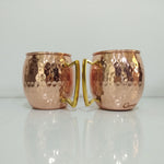 Load image into Gallery viewer, Copper Moscow Mule Mugs Hammered

