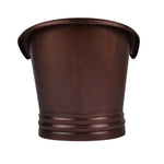 Load image into Gallery viewer, Hammered Dark Copper Double Slipper Tub - Coppersmith Creations
