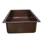 Load image into Gallery viewer, Antique Hammered Copper Bar Sink 17.50" x 15.50" x 8"

