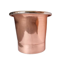 Straight Base Copper Bathtub Nickel Inside