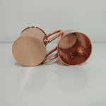Load image into Gallery viewer, Cylindrical Copper Mugs Hammered
