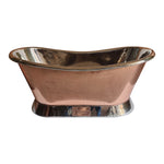Load image into Gallery viewer, Slanting Base Copper Bathtub Nickel Inside &amp; on Base Copper Outside

